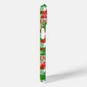 Kerstmis decoratieve geruite tartan  Case-Mate iPhone case (Achterkant / Rechts)