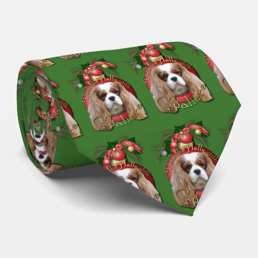 Kerstmis - Decreet de Halls - Cavaliers - Blenheim Stropdas (Opgerold)