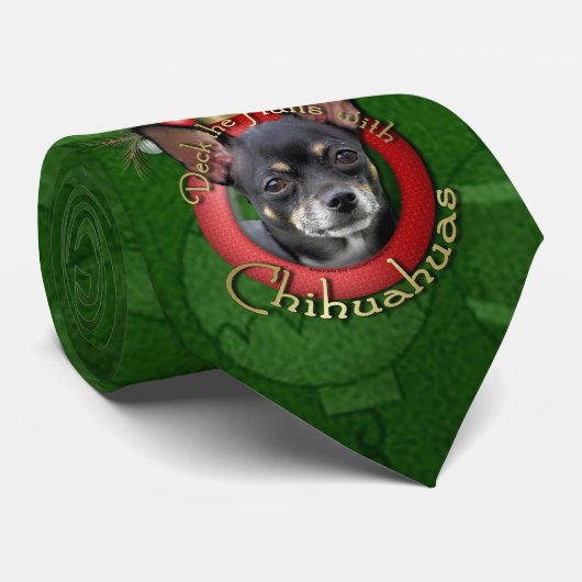 Kerstmis - Decreet de Halls - Chihuahuas - Isabell Stropdas (Opgerold)