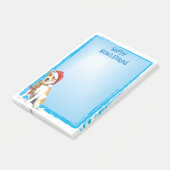 Kerstmis Deens-Zweedse Boerderijhond Post-it® Notes (Schuin)