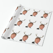 Kerstmis: Deer Mr. President Cadeaupapier (Uitgerold)