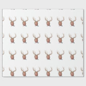Kerstmis: Deer Mr. President Cadeaupapier (Vlak)