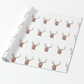 Kerstmis: Deer Mr. President Cadeaupapier (Uitgerold)