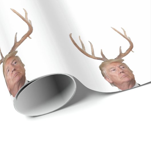 Kerstmis: Deer Mr. President Cadeaupapier (Rol Hoek)