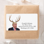 Kerstmis: Deer Mr. President Etiket (Insitu)