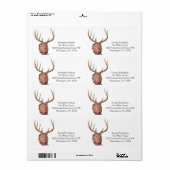 Kerstmis: Deer Mr. President Etiket (Full Sheet)