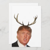 Kerstmis: Deer Mr. President Feestdagenkaart (Voorkant / Achterkant)