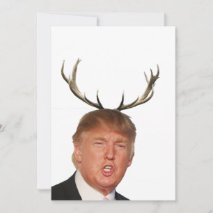Kerstmis: Deer Mr. President Feestdagenkaart