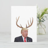 Kerstmis: Deer Mr. President Feestdagenkaart (Staand voorkant)