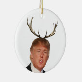 Kerstmis: Deer Mr. President Keramisch Ornament (Rechts)