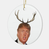 Kerstmis: Deer Mr. President Keramisch Ornament (Links)