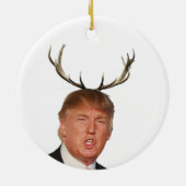 Kerstmis: Deer Mr. President Keramisch Ornament (Achterkant)