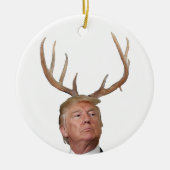 Kerstmis: Deer Mr. President Keramisch Ornament (Voorkant)
