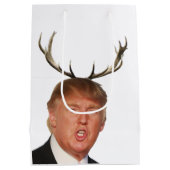 Kerstmis: Deer Mr. President Medium Cadeauzakje (Achterkant)