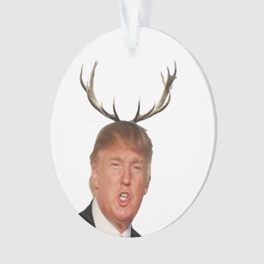Kerstmis: Deer Mr. President Ornament (voorkant)