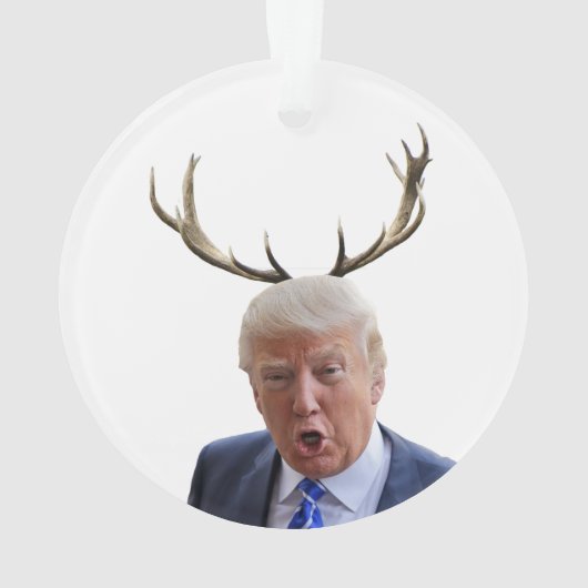 Kerstmis: Deer Mr. President Ornament (achterkant)