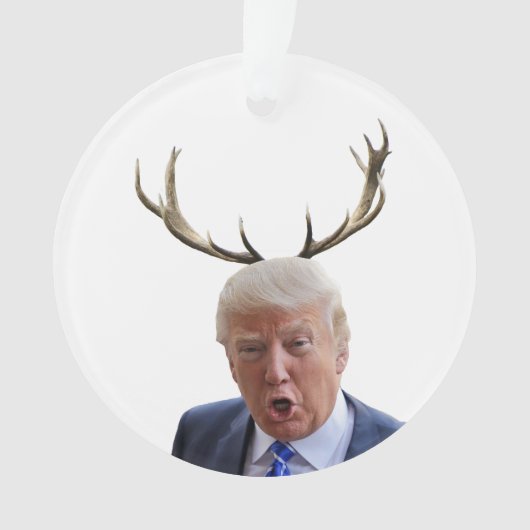 Kerstmis: Deer Mr. President Ornament (voorkant)