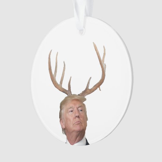 Kerstmis: Deer Mr. President Ornament (voorkant)