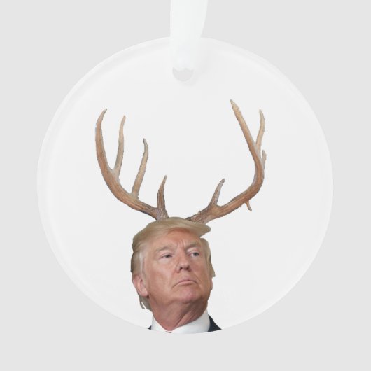 Kerstmis: Deer Mr. President Ornament (voorkant)