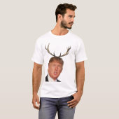 Kerstmis: Deer Mr. President T-shirt (Voorkant volledig)