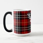 Kerstmis Deer Red Pset Festive-Mok Magische Mok (Links)
