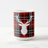Kerstmis Deer Red Pset Festive-Mok Magische Mok (Midden)
