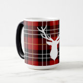 Kerstmis Deer Red Pset Festive-Mok Magische Mok (Voorkant links)