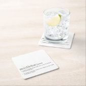 Kerstmis: definitie feestdag kartonnen onderzetters (Insitu)