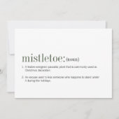 Kerstmis: definitie feestdagenkaart (Voorkant)