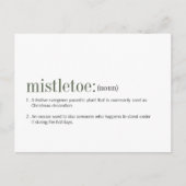 Kerstmis: definitie feestdagenkaart (Voorkant)