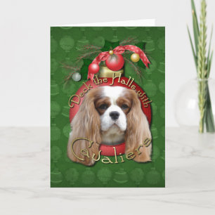 Kerstmis - Dek de Zalen - Cavaliers - Blenheim Feestdagen Kaart