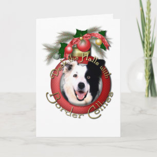 Kerstmis - Dek de Zalen - de Collies van de Grens Feestdagen Kaart