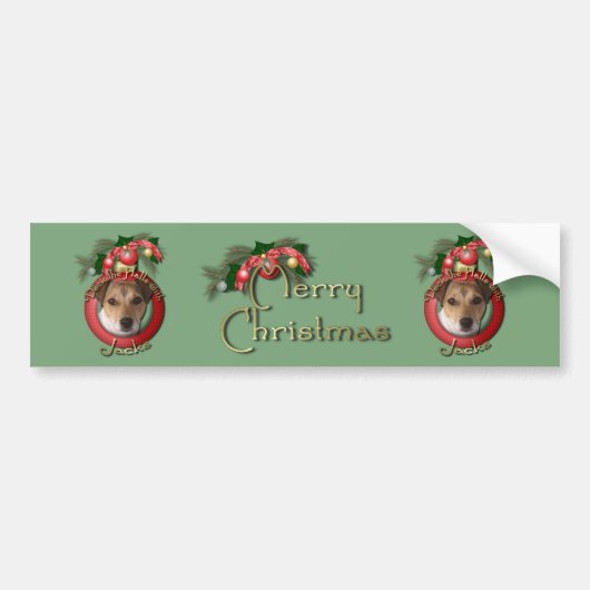 Kerstmis - Dek de zalen - Dekken Bumpersticker (Voorkant)