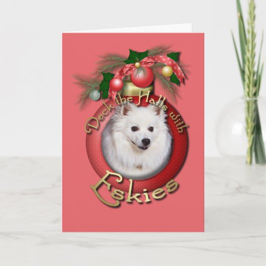 Kerstmis - Dek de Zalen - Eskies Feestdagen Kaart (Voorkant)