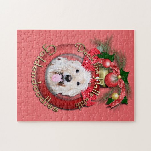Kerstmis - Dek de zalen - GoldenDoodles - Daisy Legpuzzel (Horizontaal)