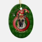 Kerstmis - Denen - Doodsen Keramisch Ornament (Achterkant)