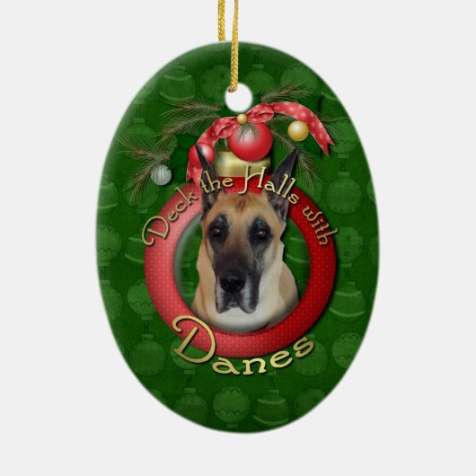 Kerstmis - Denen - Doodsen Keramisch Ornament (Achterkant)