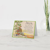 Kerstmis denken feestdagen kaart (Voorkant)