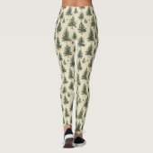 Kerstmis Dennenboom Patroon (3) Leggings (Achterkant)