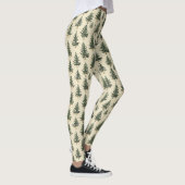Kerstmis Dennenboom Patroon (3) Leggings (Rechts)