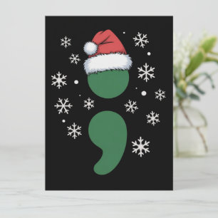Kerstmis depressie mentale gezondheid bewustzijn X Feestdagenkaart