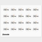 Kerstmis Design Ronde Sticker (Vel)