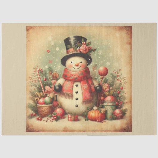Kerstmis Design Serie 22 Tissuepapier (Voorkant)