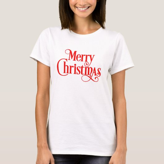 Kerstmis Design T-shirt (Voorkant)