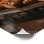 Kerstmis dessert poster (Hoek)