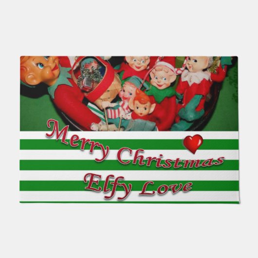 Kerstmis deurmat, Elf Deurmat (Voorkant)