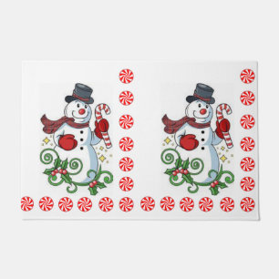 Kerstmis deurmat, Sneeuwman Deurmat