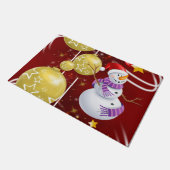 Kerstmis deurmat, Sneeuwman Deurmat (Schuin)