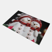 Kerstmis deurmat, Sneeuwman Deurmat (Schuin)