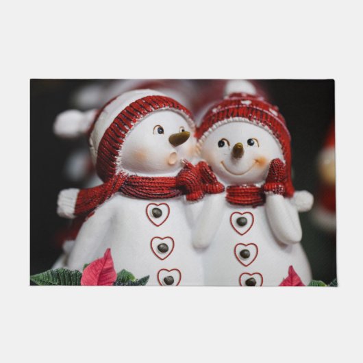 Kerstmis deurmat, Sneeuwman Deurmat (Voorkant)